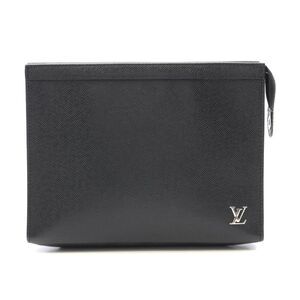 Louis Vuitton Taiga Leather Pochette Voyage Clutch